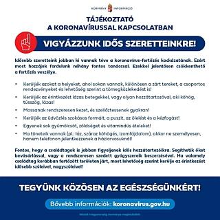 Vigyázzunk az idősekre!
